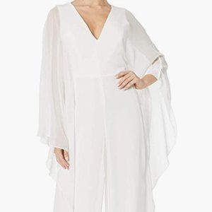 Halston Heritage white jumpsuit - brand new